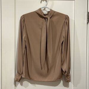 Tan Vintage Blouse